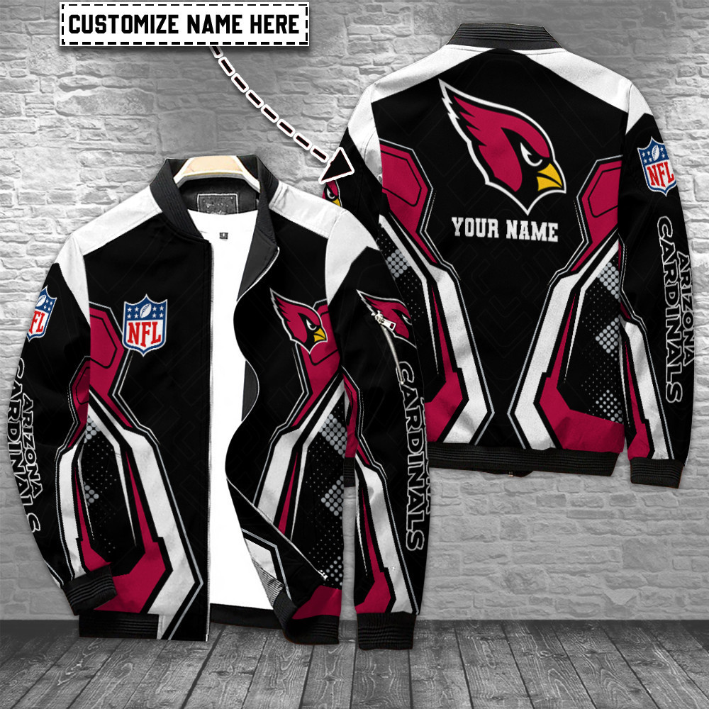 Arizona Cardinals Personalized Bomber Jacket BGBBJ986