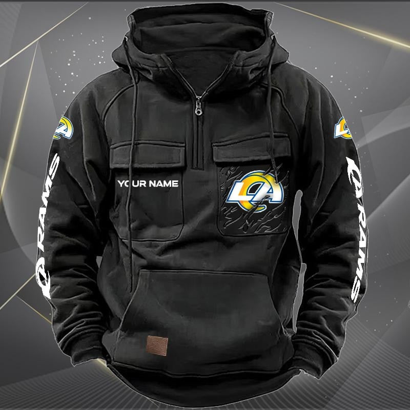 Los Angeles Rams Vintage Men Hoodies DV5 AZVMHD050
