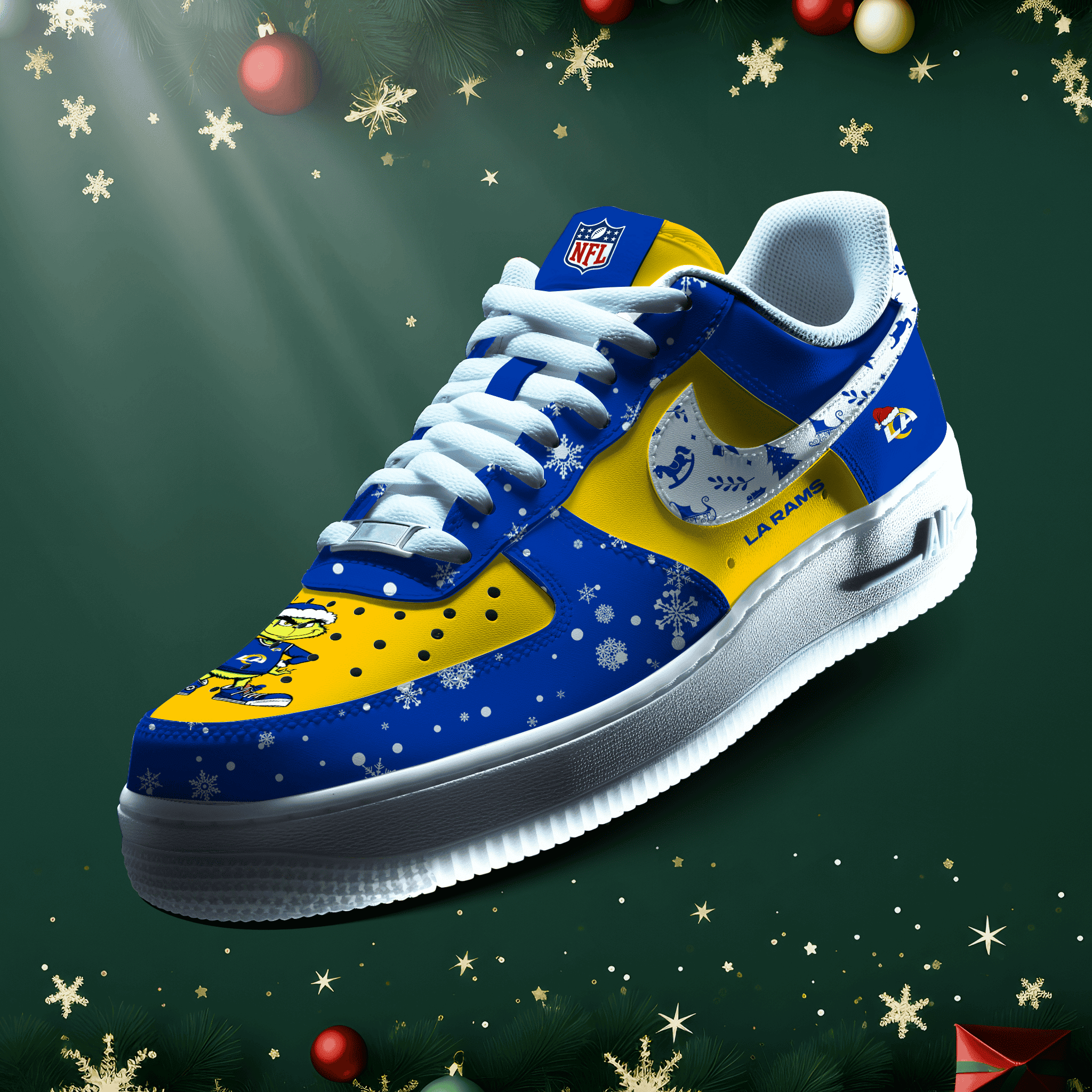 Los Angeles Rams | New Air Force 1 Collection x CHRISTMAS