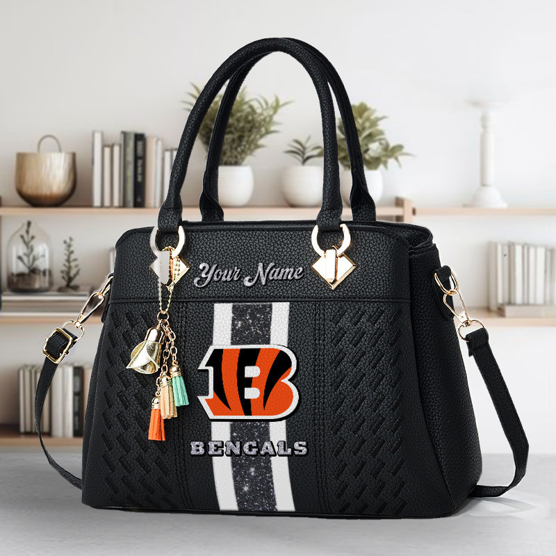 Cincinnati Bengals DMHY0781 Zip Handbag Multicolor