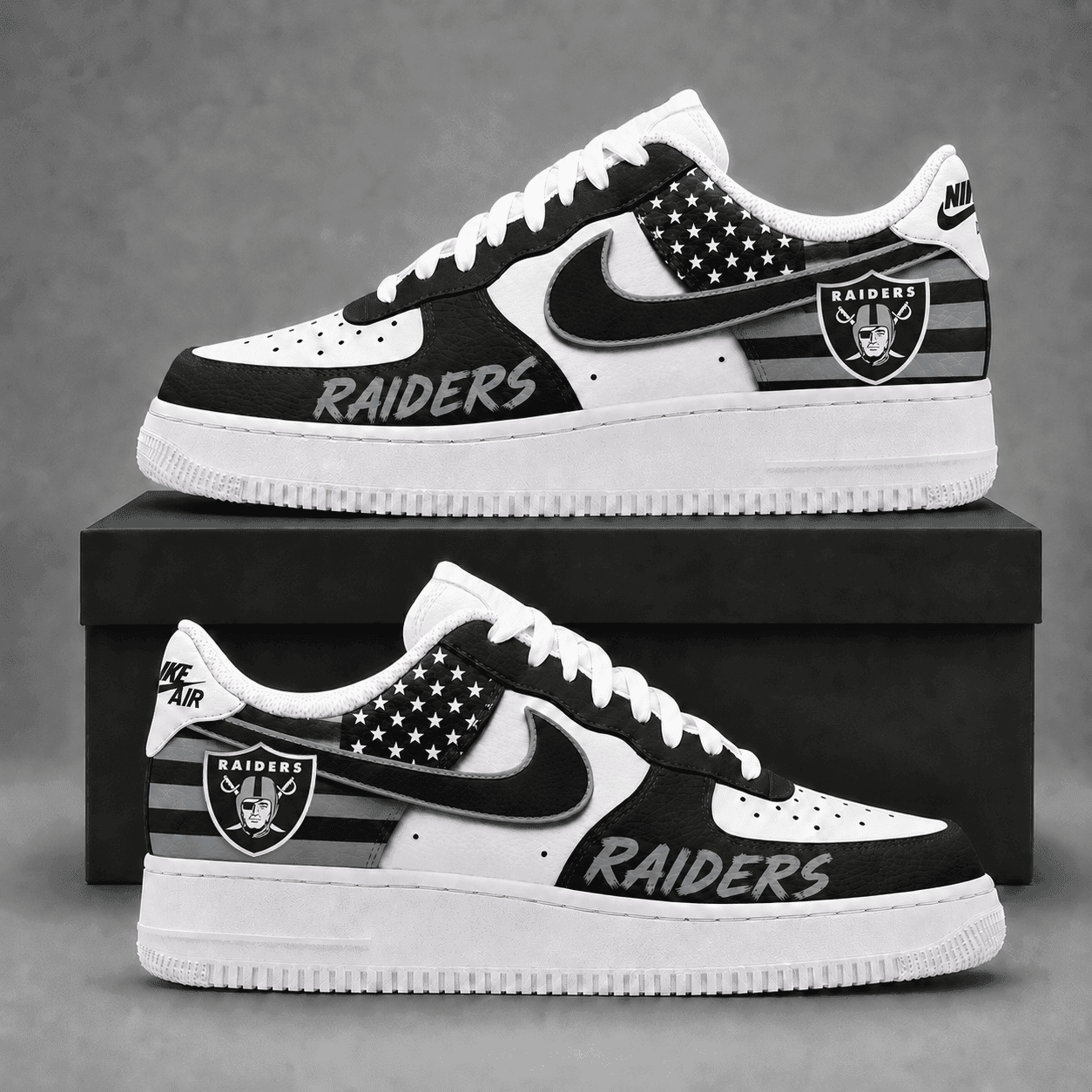 Las Vegas Raiders | Premium American Football Team Limited AF1 Shoes NDN530