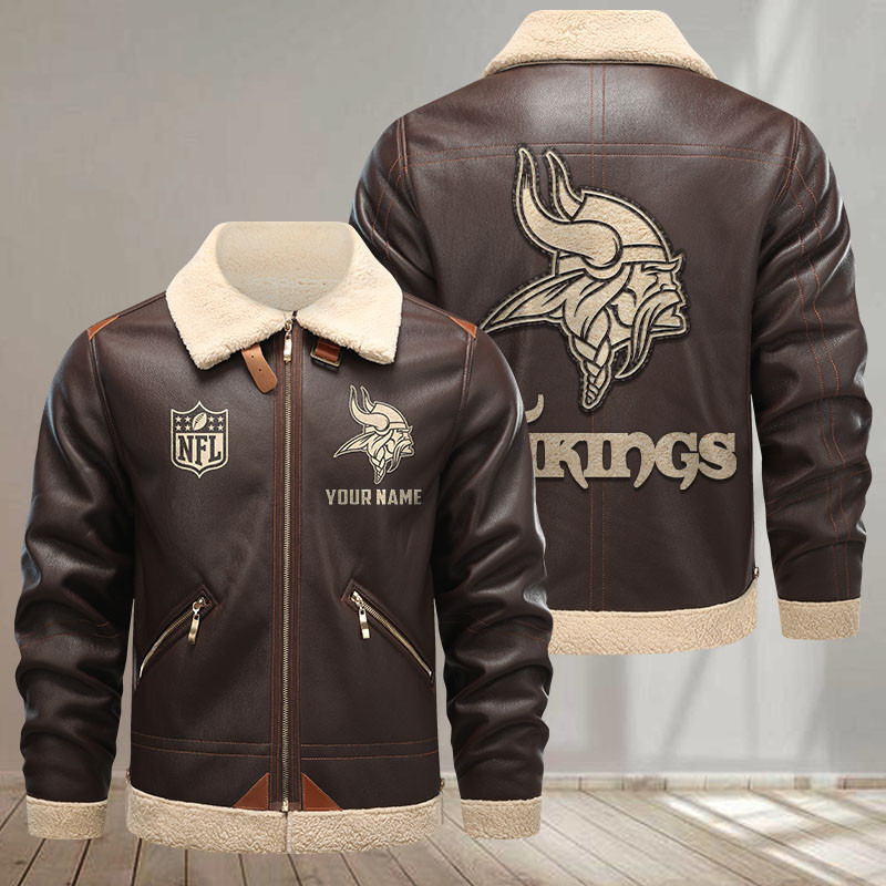 Minnesota Vikings DMLK0410 Leather Jacket