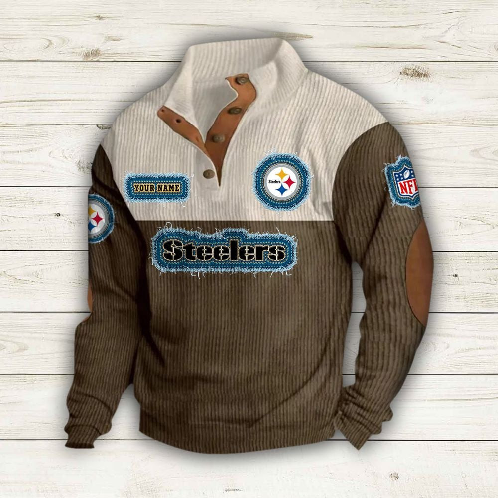 Pittsburgh Steelers Premium Personalized Game-Day Pullover S9DBSCH187