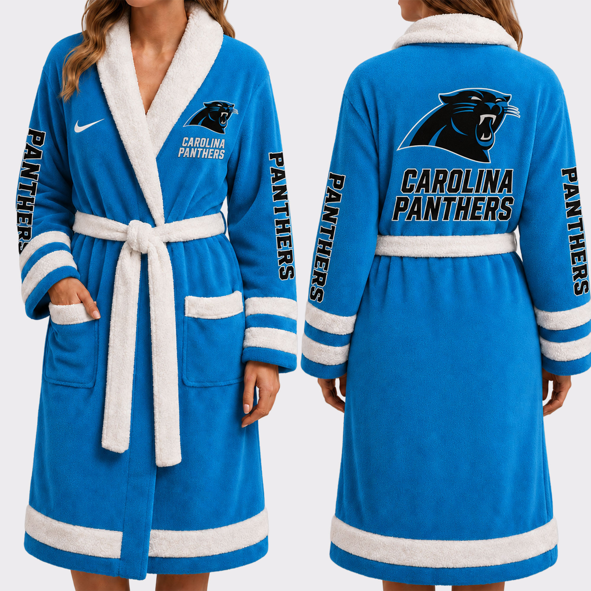 Carolina Panthers | Premium NFL Fleece Bathrobe VA1242