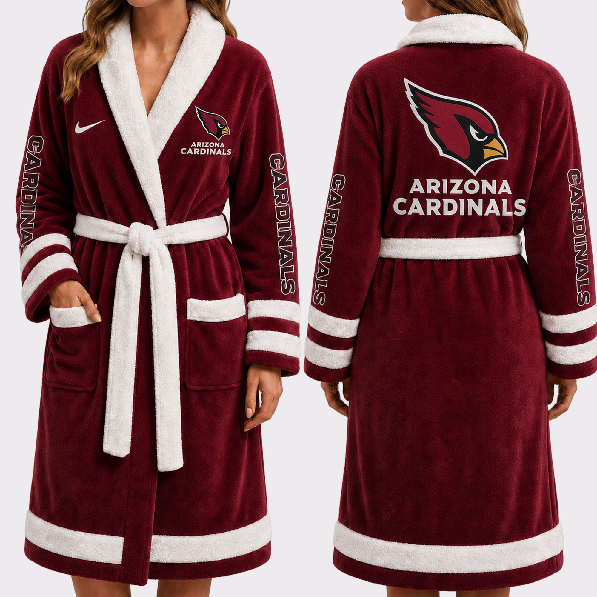 Arizona Cardinals | Premium NFL Fleece Bathrobe VA1245