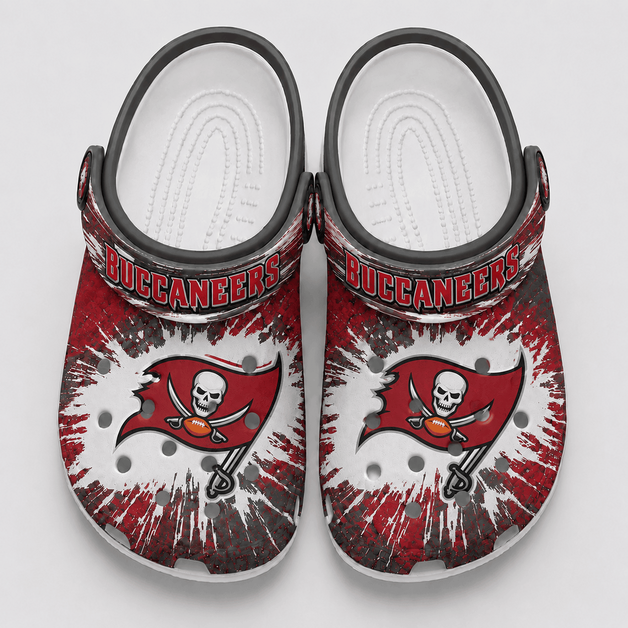Tampa Bay Buccaneers | Premium NFL Splash Burst Fan Crocs VAN225