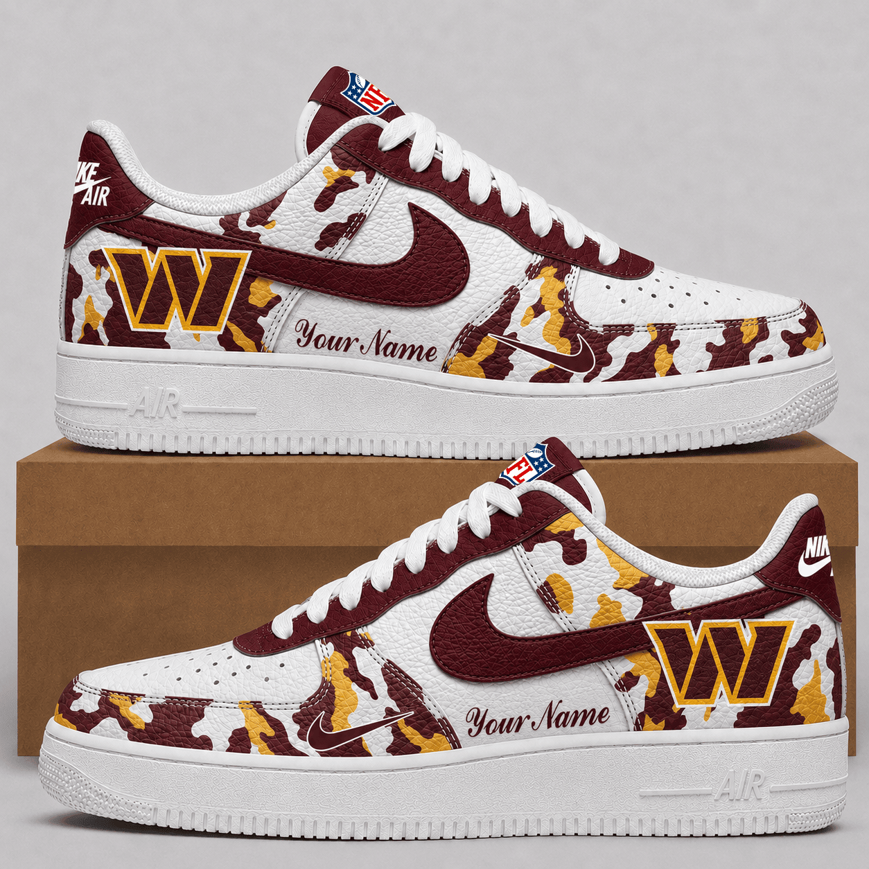 Washington Commanders | Premium NFL Team AF1 Shoes VA925