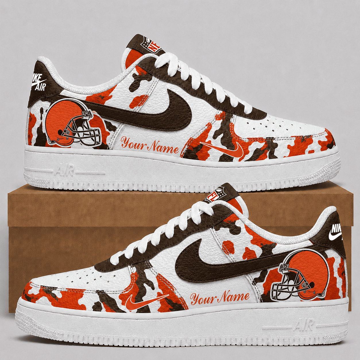 Cleveland Browns | Premium NFL Team AF1 Shoes VA904