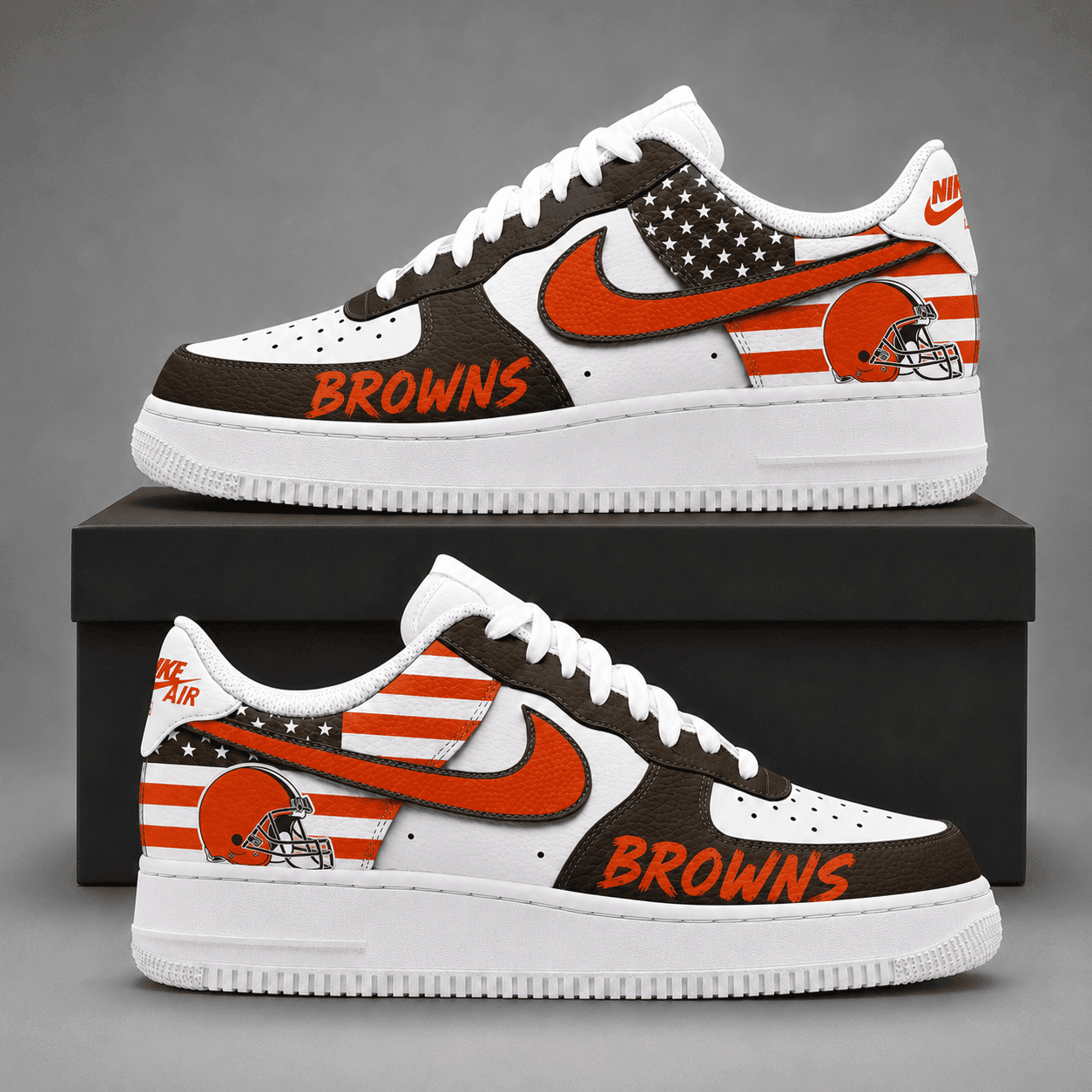 Cleveland Browns | Premium American Football Team Limited AF1 Shoes NDN523