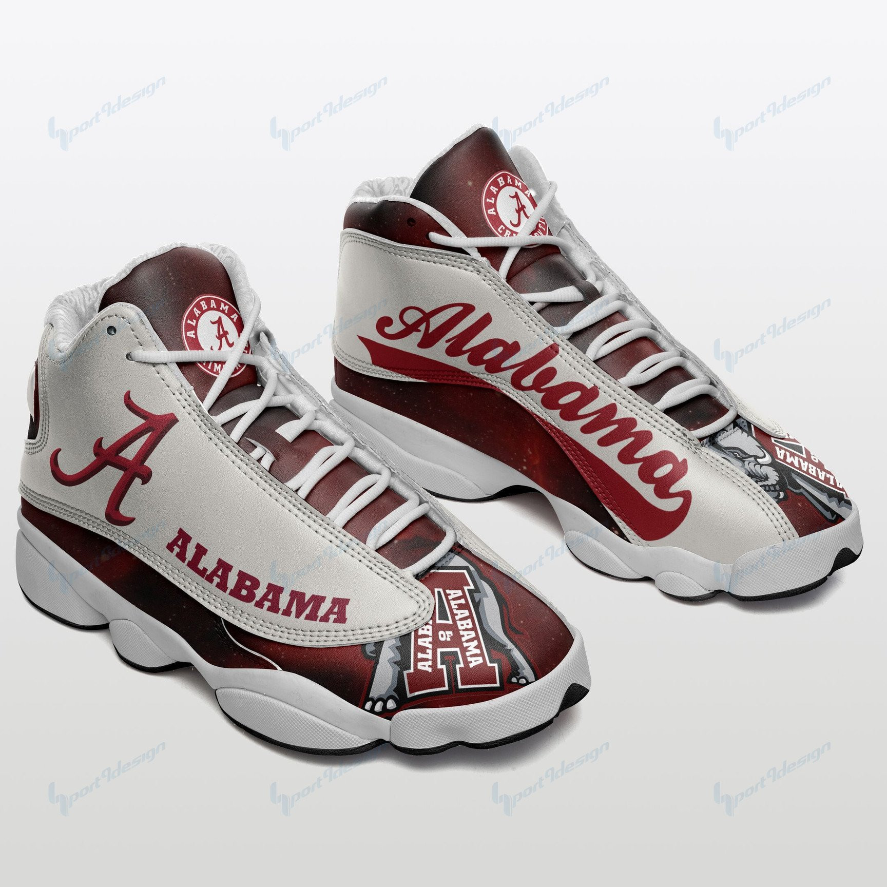 NCAAF Alabama Crimson Tide Air Jordan 13 Shoes Nicegift AJDW8W5