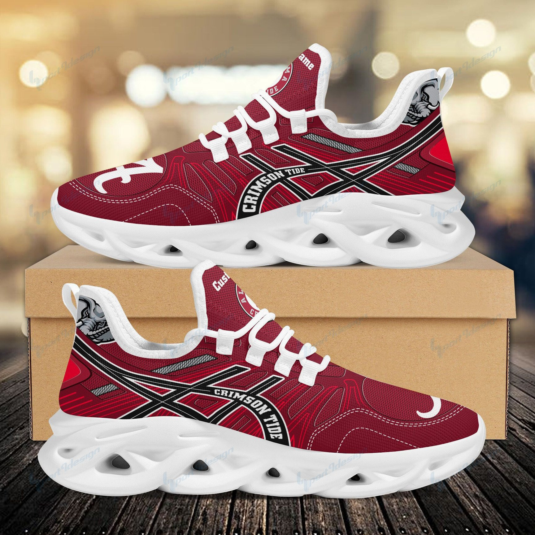 NCAAF Alabama Crimson Tide Max Soul Shoes Nicegift MSSL5J1