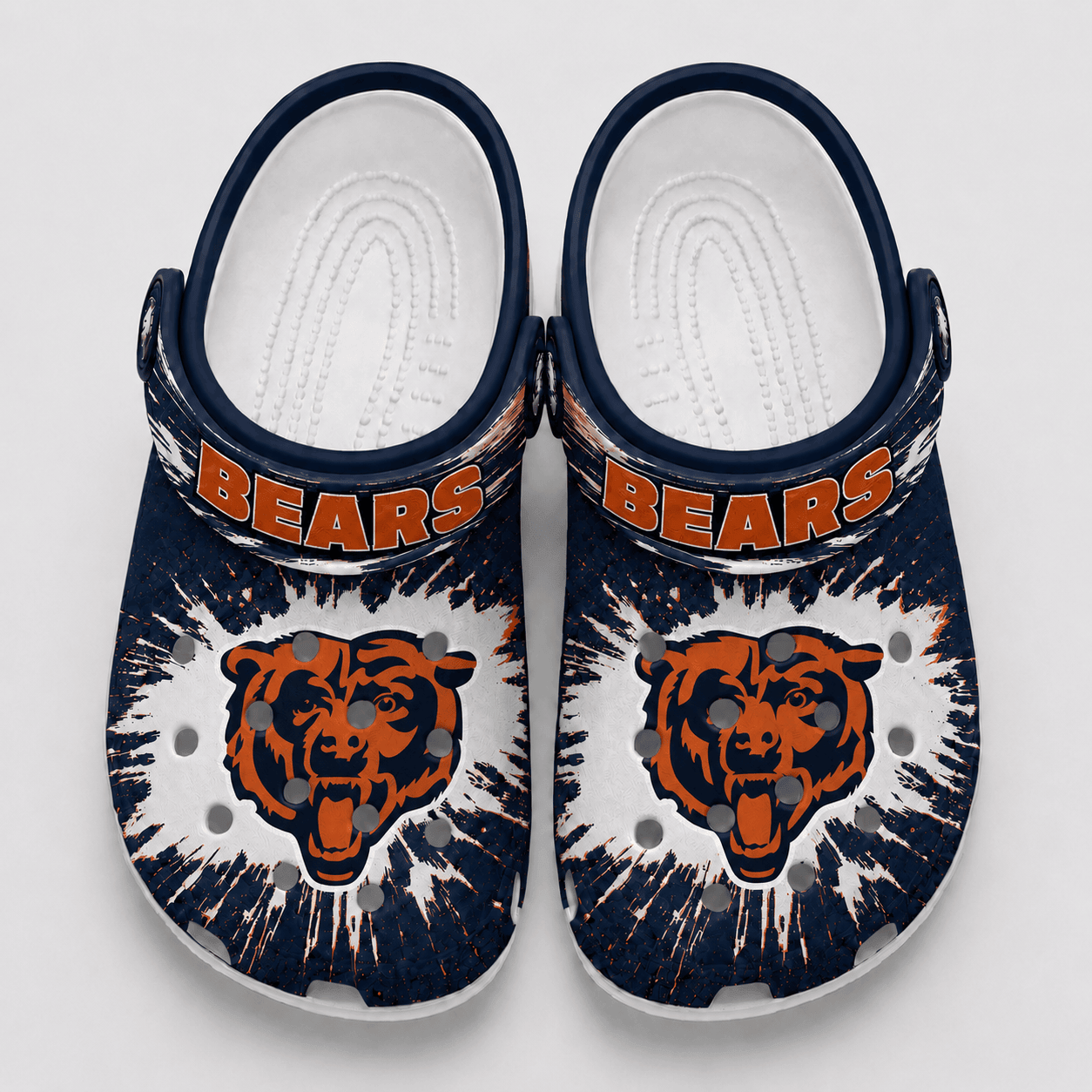 Chicago Bears | Premium NFL Splash Burst Fan Crocs VAN216