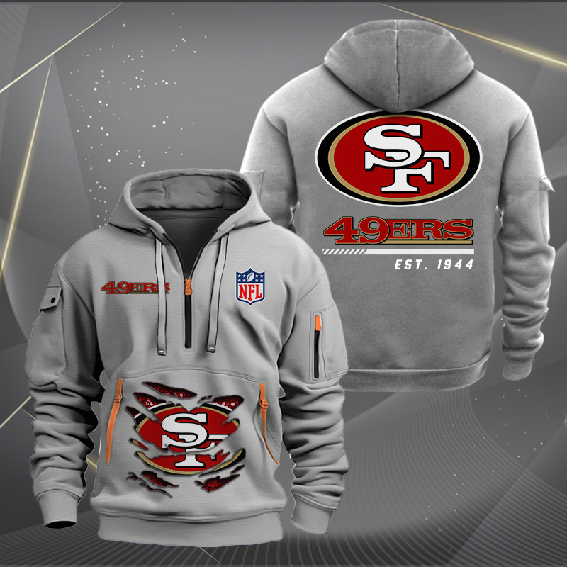 San Francisco 49ers Heavy Hoodie AZHEAVYHD062