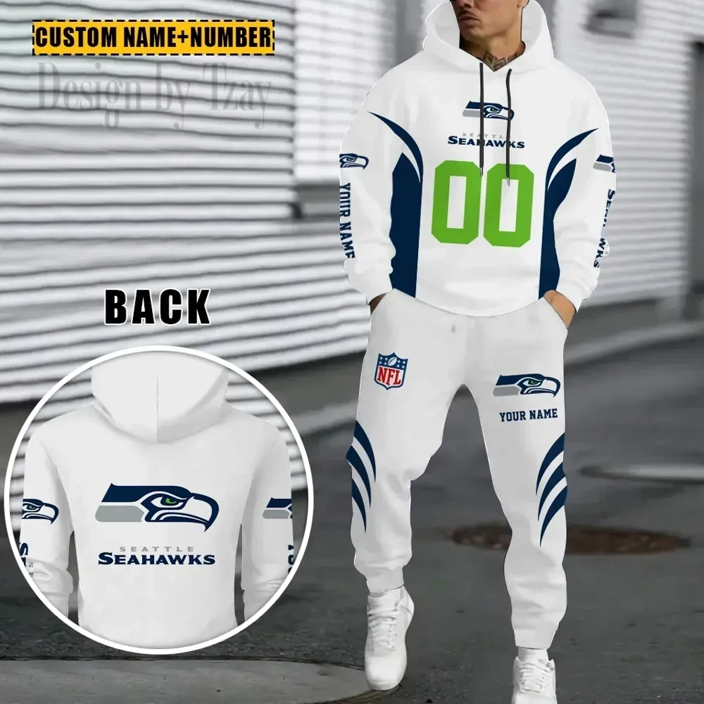 Seattle Seahawks Combo Hoodie And Sweatpants Gift For Fan AZHD1045