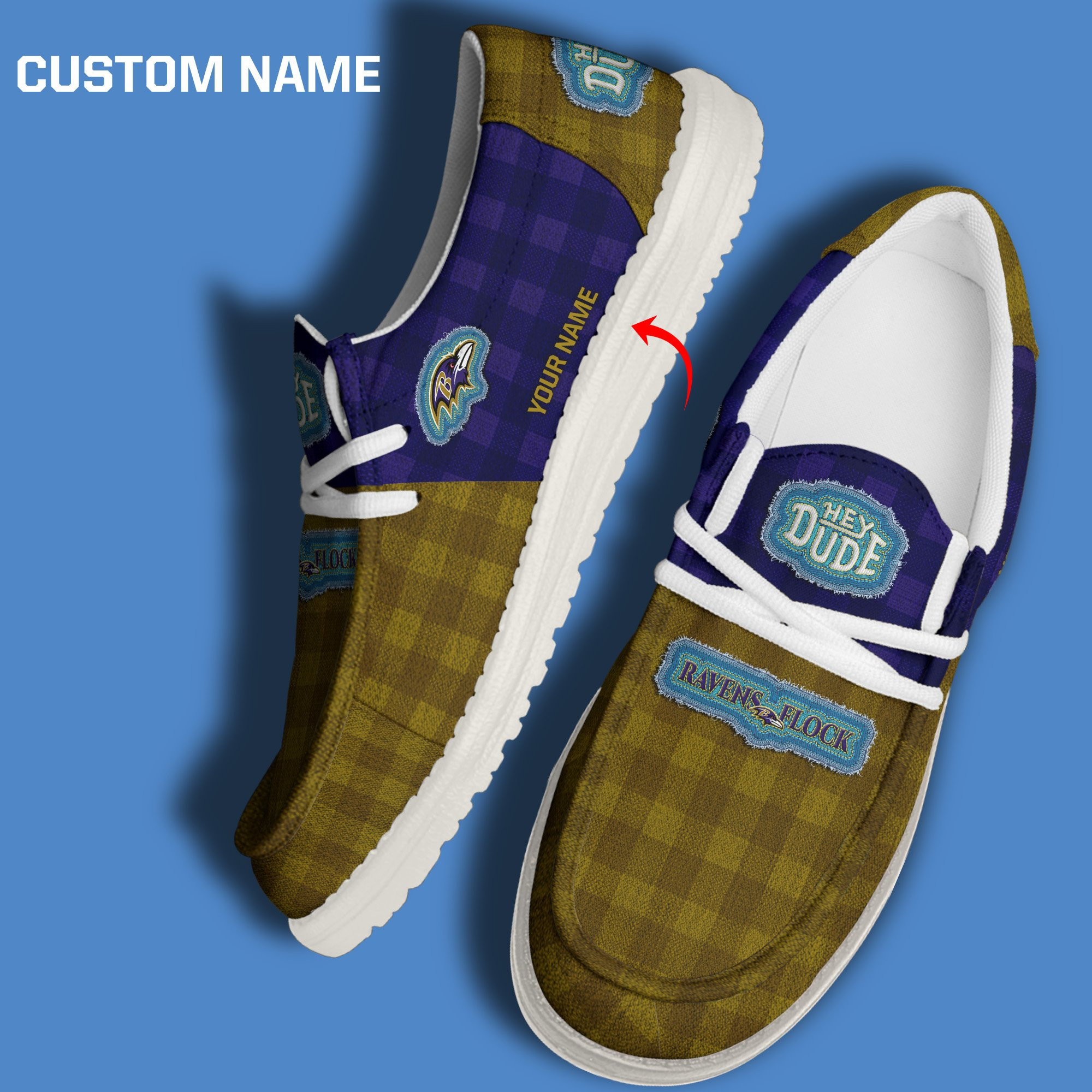 Baltimore Ravens DHS shoes-Custom name 10063933N