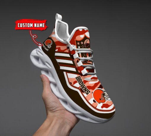 Cleveland Browns Personalized Yezy Running Sneakers BG212