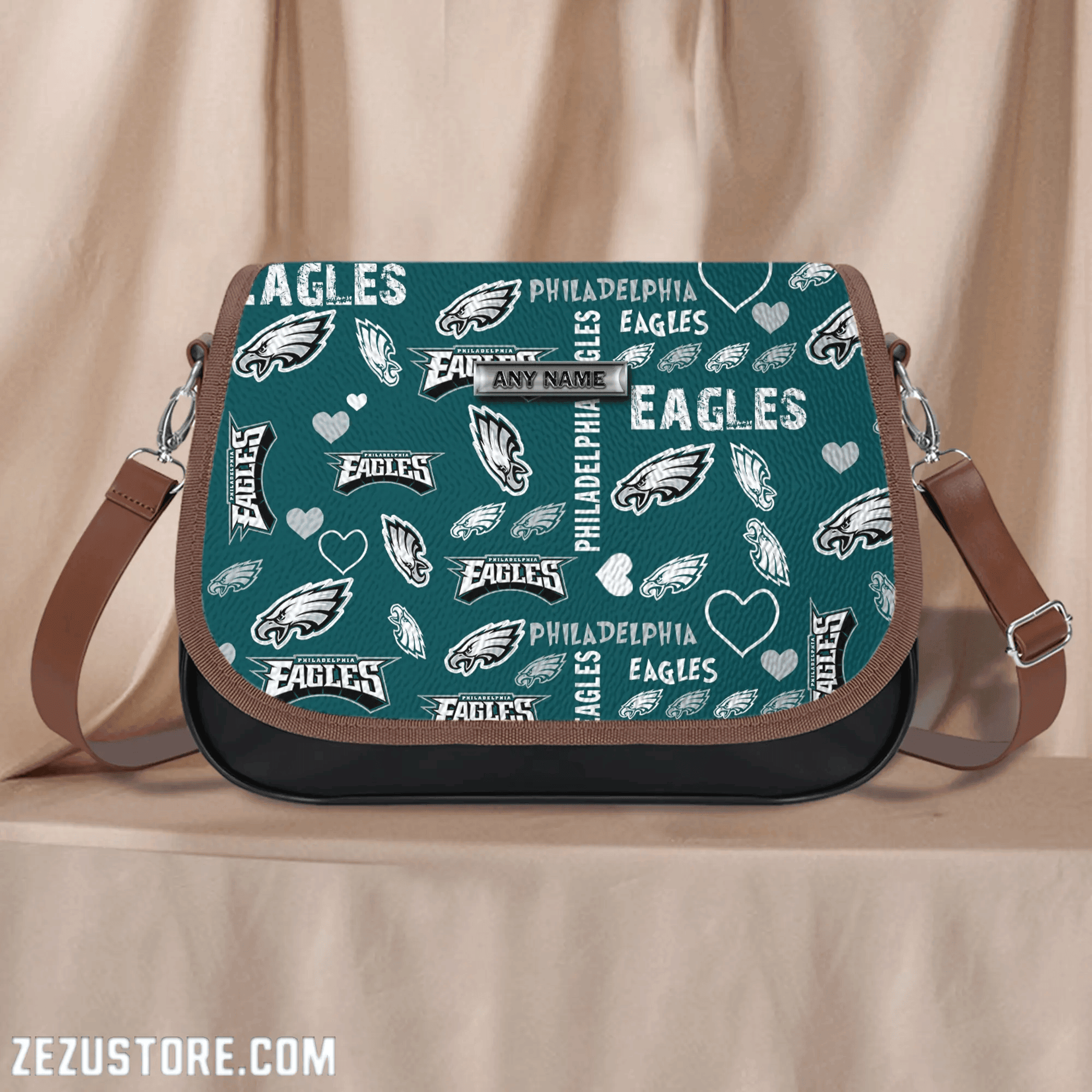 Philadelphia Eagles NFL M01 Leather Bag ANZM01LB026
