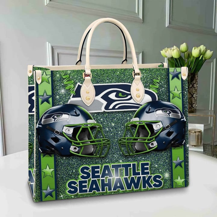 Seattle Seahawks Leather Hand Bag BB239