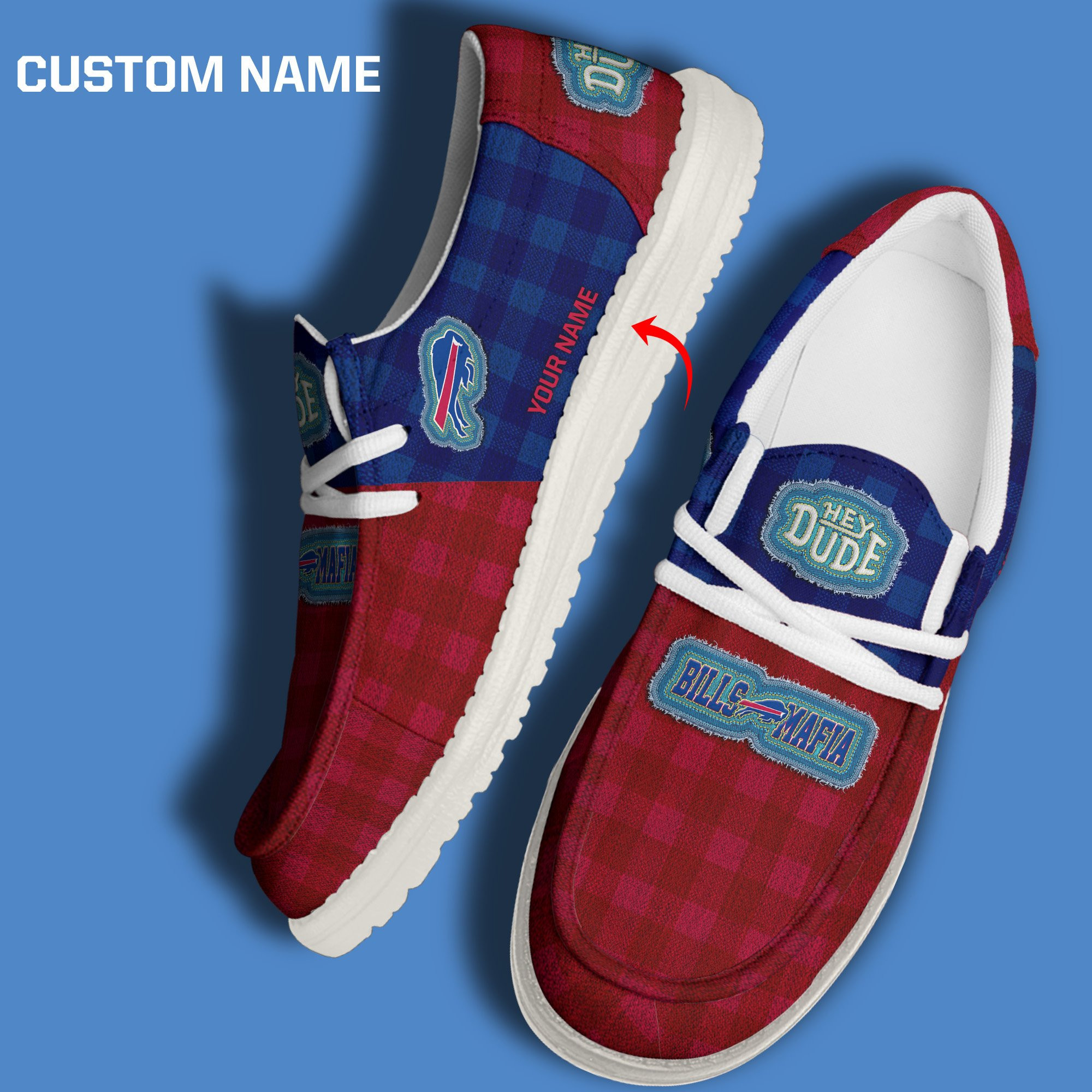 Buffalo Bills DHS shoes-Custom name 10063933N