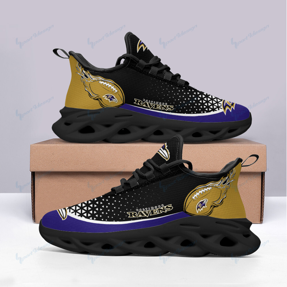 NFL Baltimore Ravens (Your Name) Max Soul Shoes Nicegift MSSK1N5
