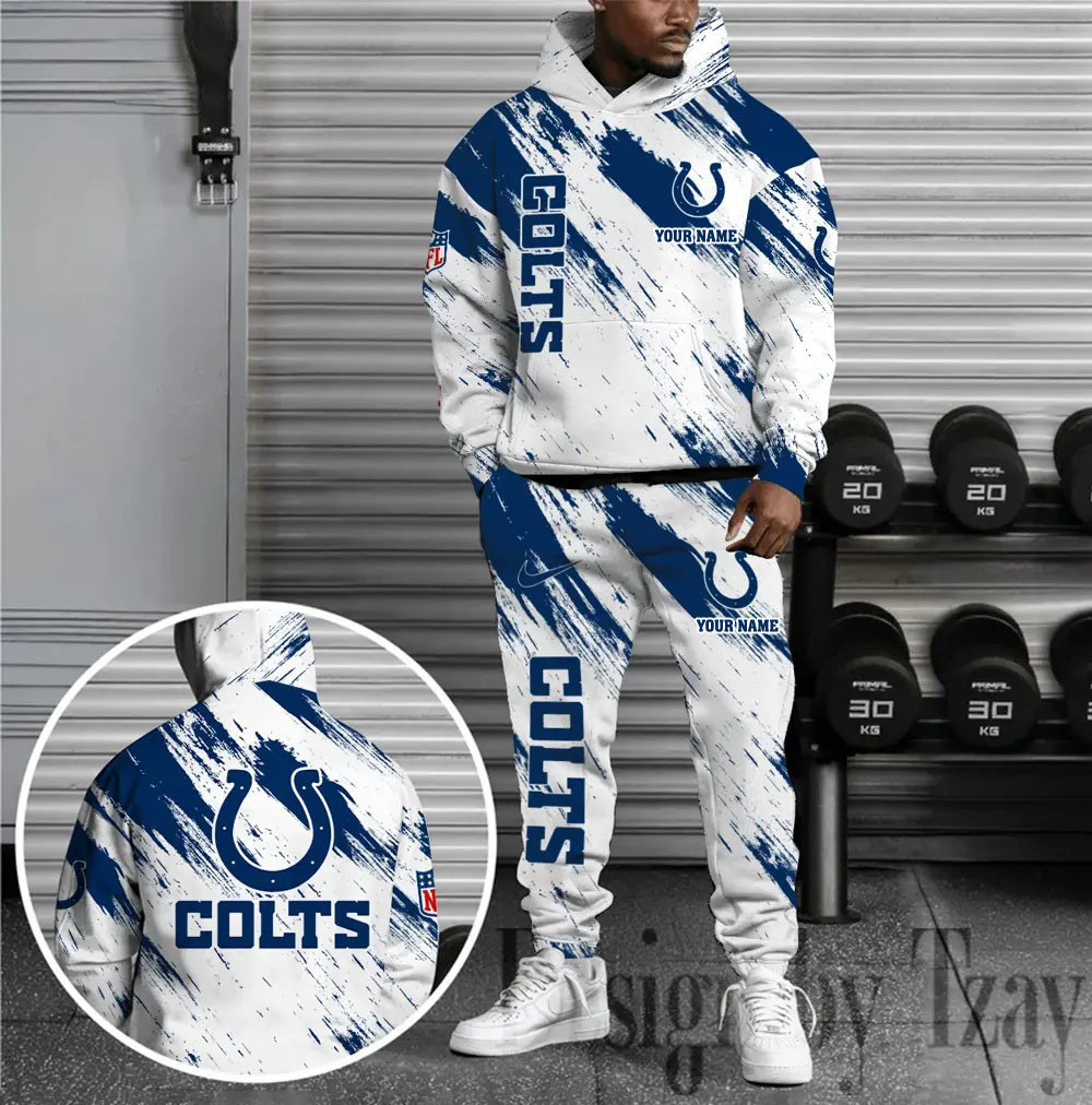 Indianapolis Colts Combo Hoodie And Sweatpants Gift For Fan AZHD1367