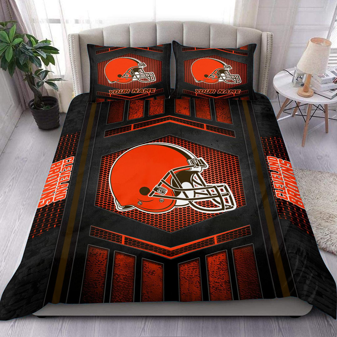 Cleveland Browns Personalized Bedding Set Best Gift For Fan BGBED110