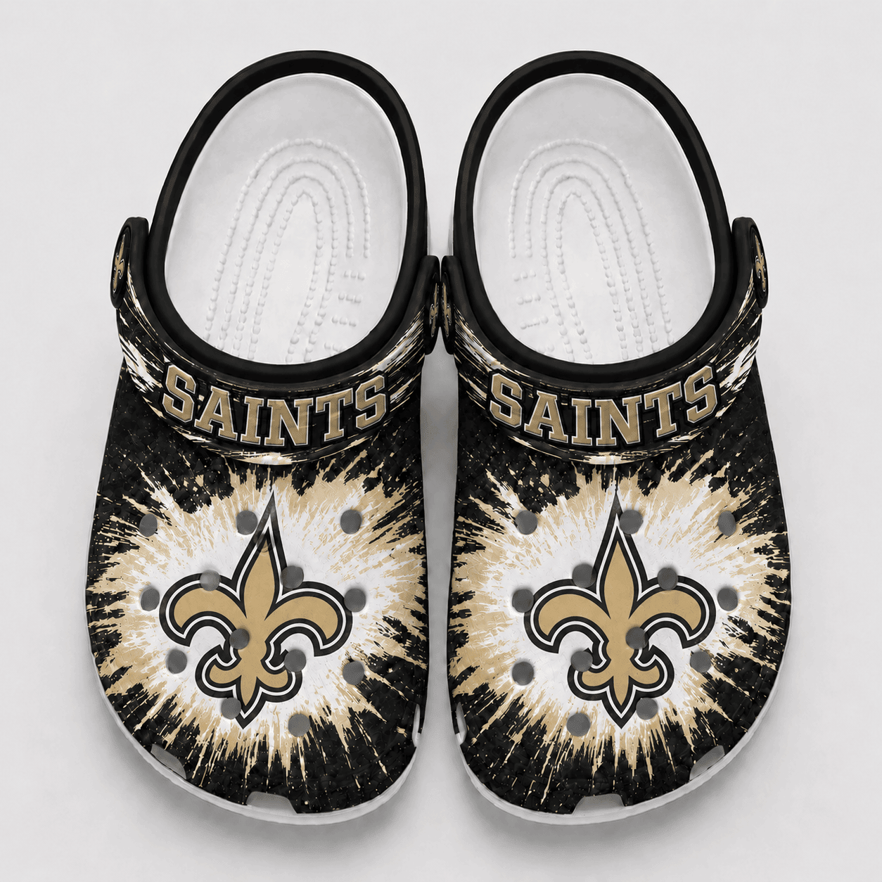 New Orleans Saints | Premium NFL Splash Burst Fan Crocs VAN232