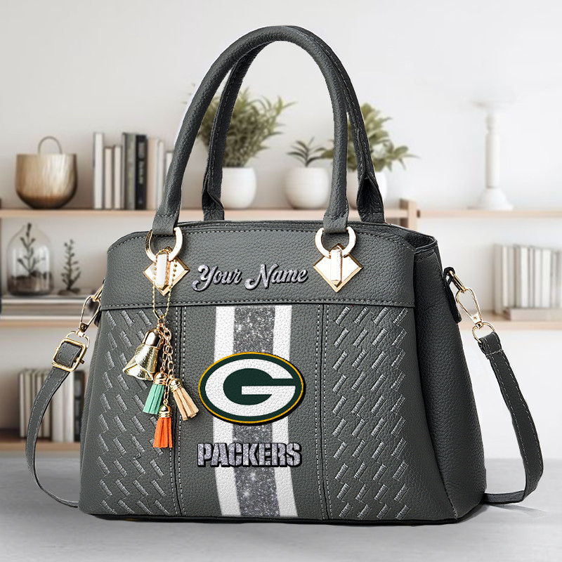 Green Bay Packers DMHY0786 Zip Handbag Multicolor