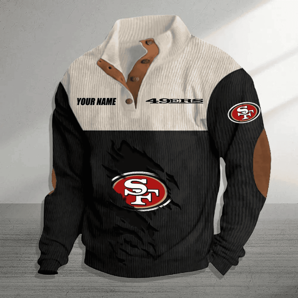 San Francisco 49ers Premium Personalized Game-Day Pullover S9DBSCH156