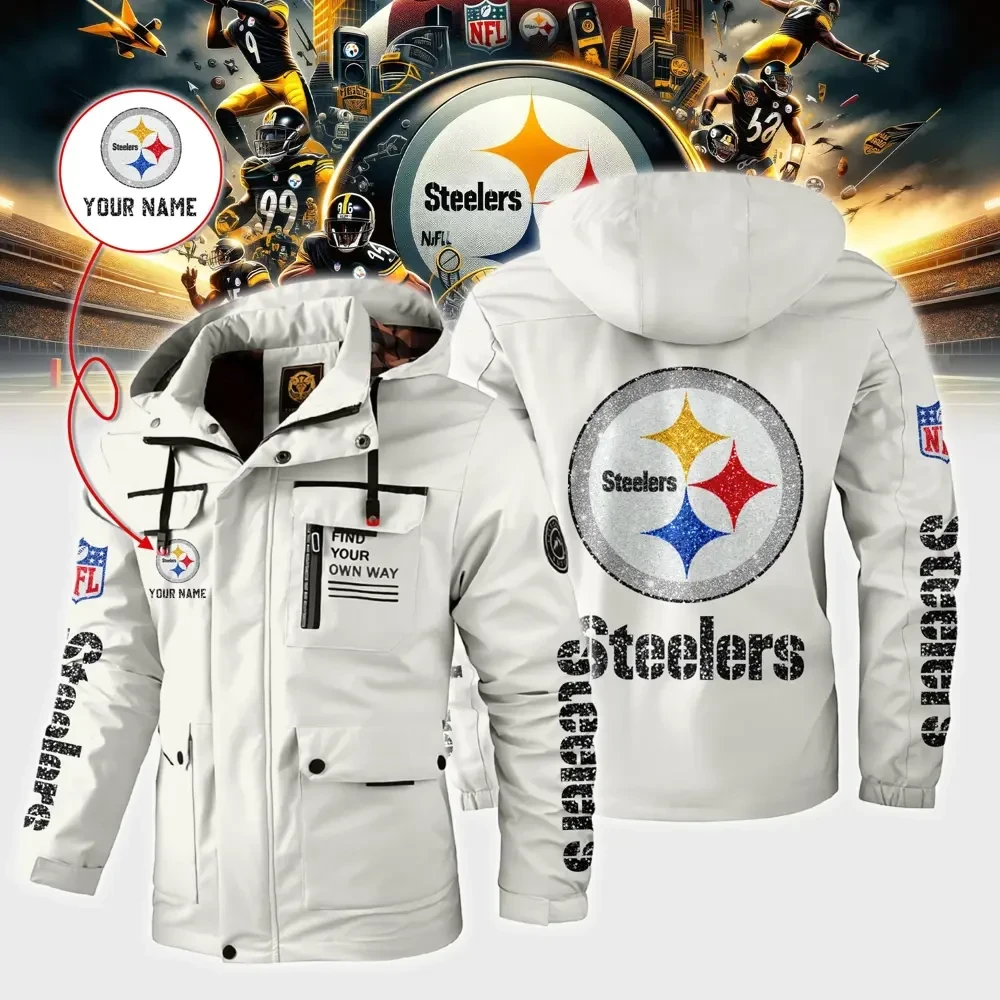 Pittsburgh Steelers Personalized Winter Windbreaker Jacket ANZWWJ027