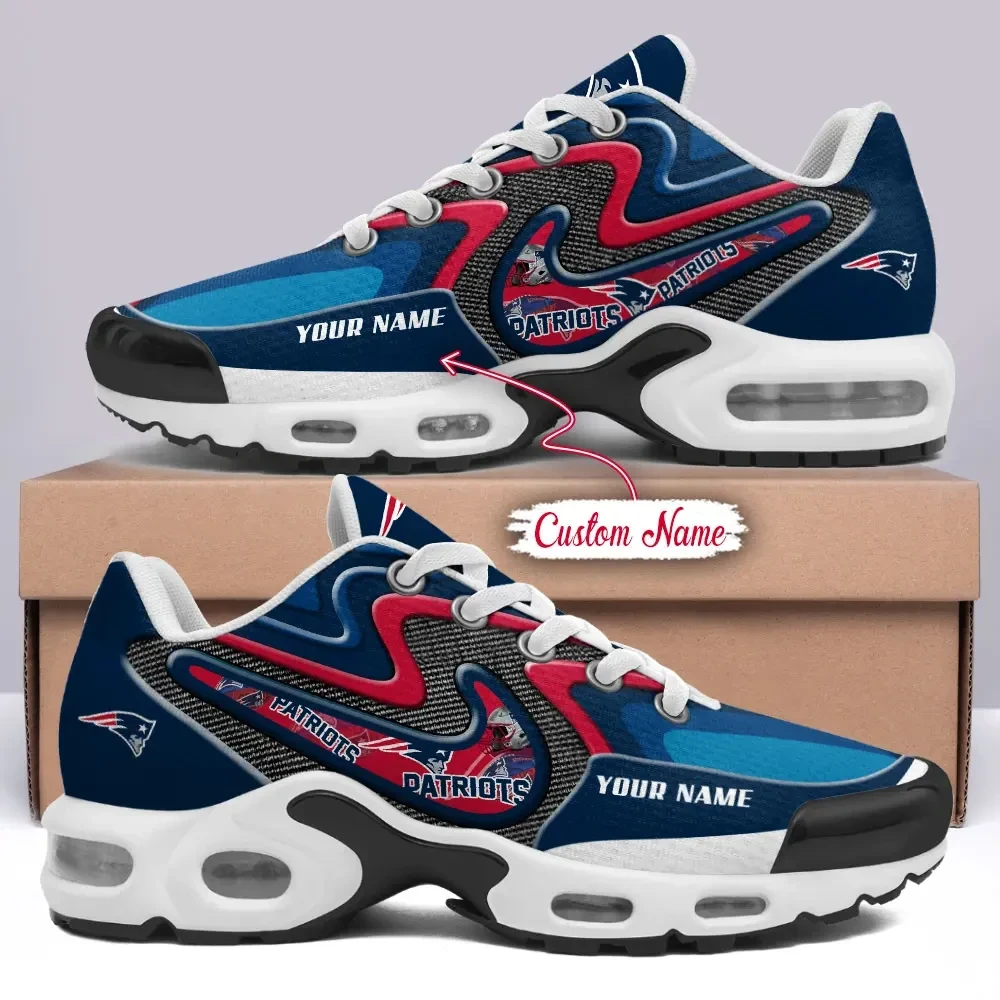 New England Patriots Personalized Plus Sneakers DV1 BGTN425