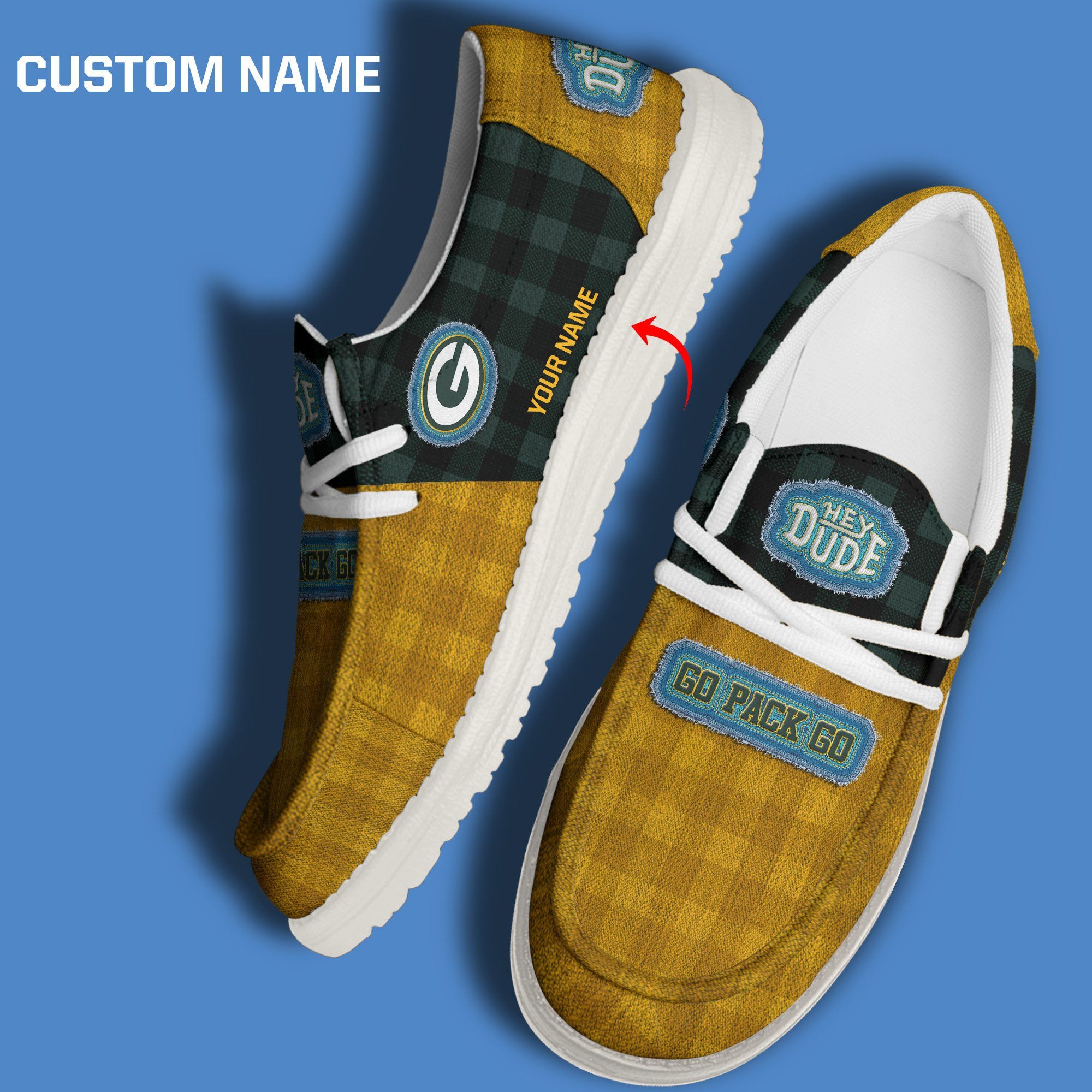 Green Bay Packers DHS shoes-Custom name 10063933N