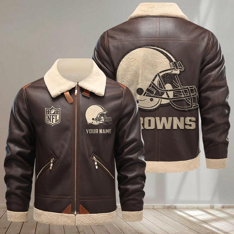 Cleveland Browns DMLK0397 Leather Jacket