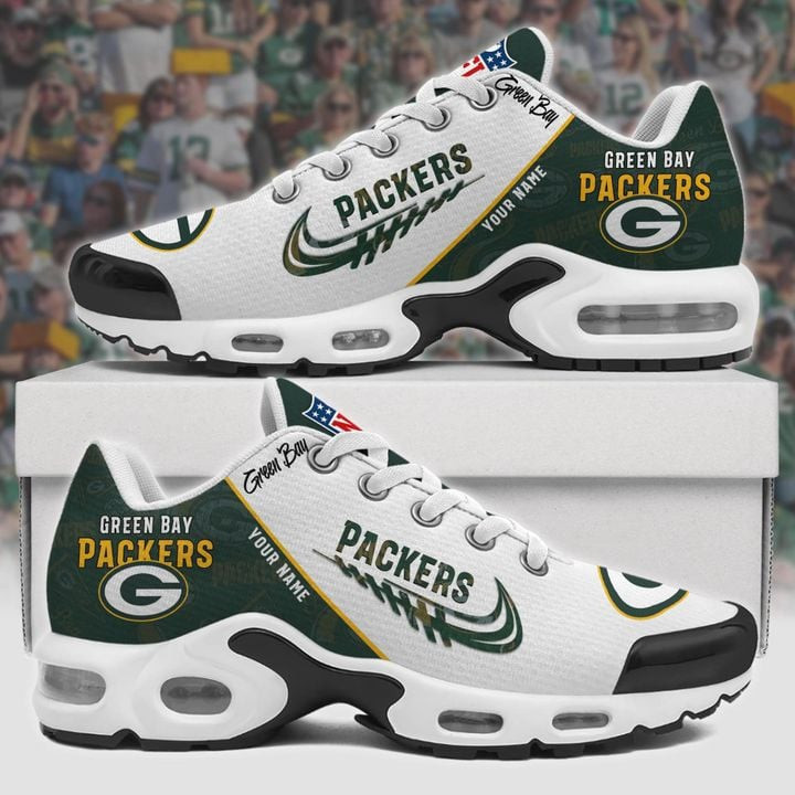Green Bay Packers Personalized Plus Sneakers 0813 BGTN177