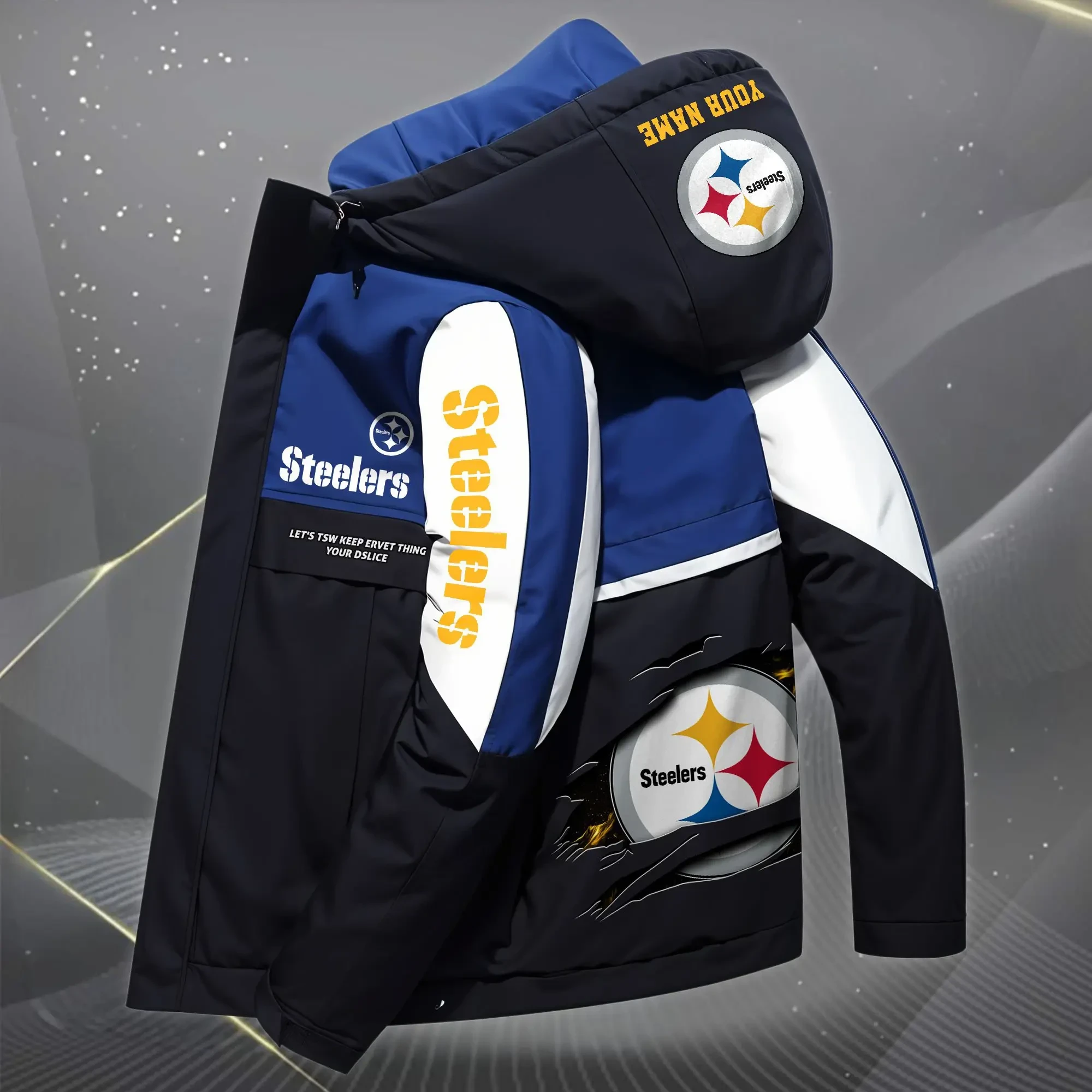 Pittsburgh Steelers Outdoor Windproof Jacket SPTOWPJK060