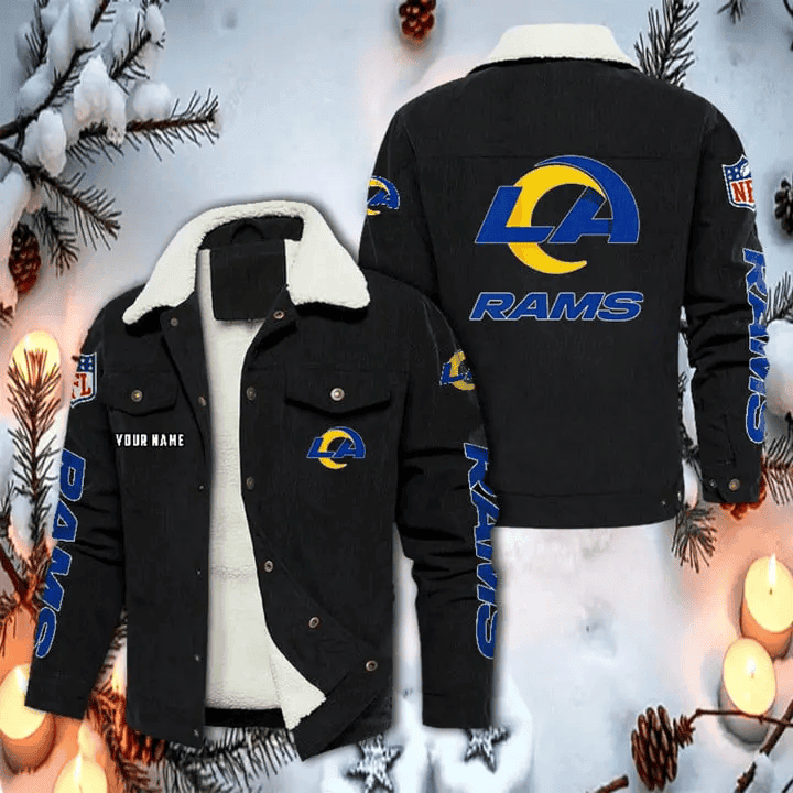 Los Angeles Rams Corduroy Fleece Jacket SPTCRFJK019