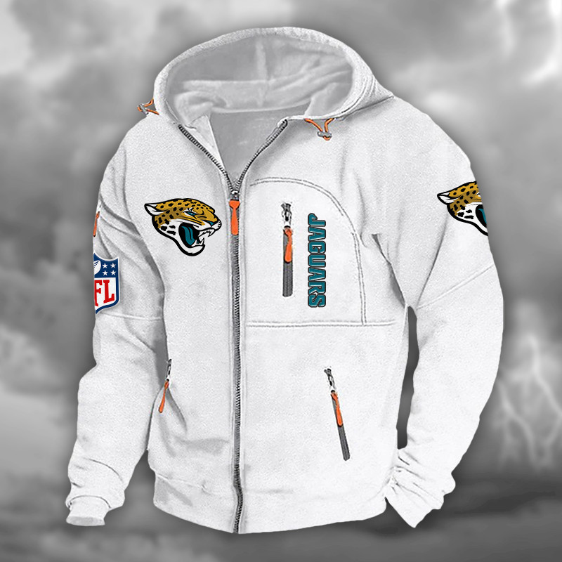 Jacksonville Jaguars DMCD0666 Hooded Cardigan Jacket