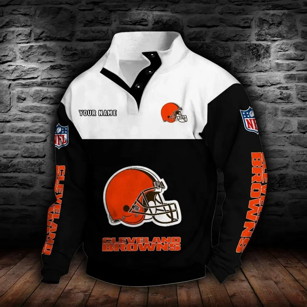 SPTS9DBSCH611-Cleveland Browns NFL Sports Sweatshirt Colorful