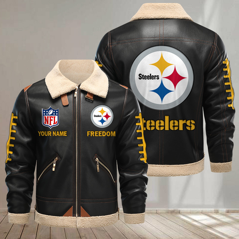 Pittsburgh Steelers DMLK1154 Leather Jacket – Premium & Ultra-Thick Leather Jacket