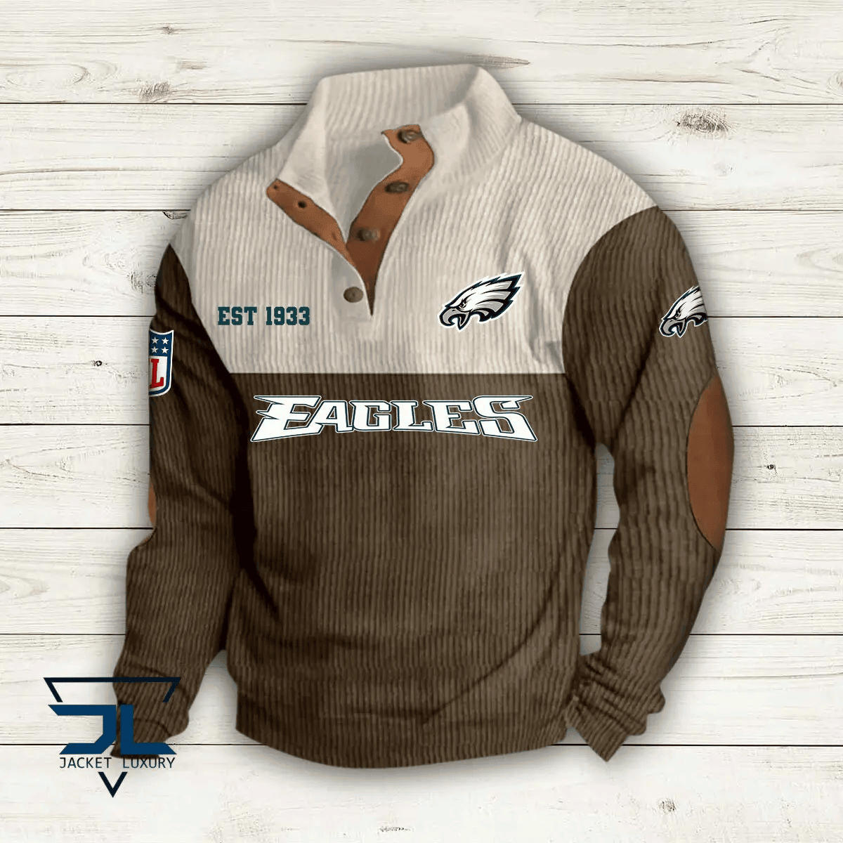 Philadelphia Eagles Premium Personalized Game-Day Pullover S9DBSCH122