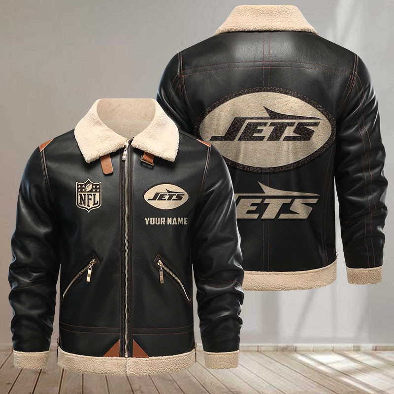 New York Jets DMLK0414 Leather Jacket