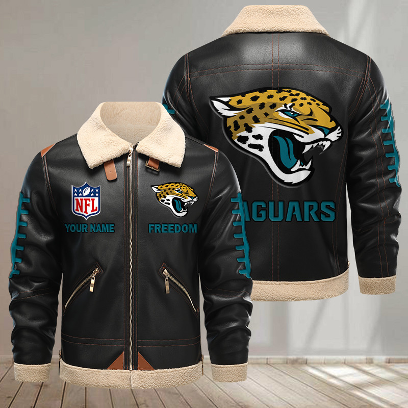 Jacksonville Jaguars DMLK1142 Leather Jacket – Premium & Ultra-Thick Leather Jacket