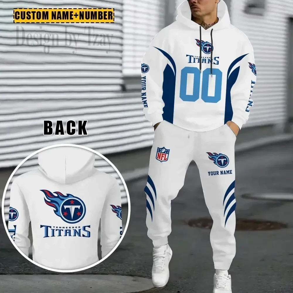 Tennessee Titans Combo Hoodie And Sweatpants Gift For Fan AZHD1047