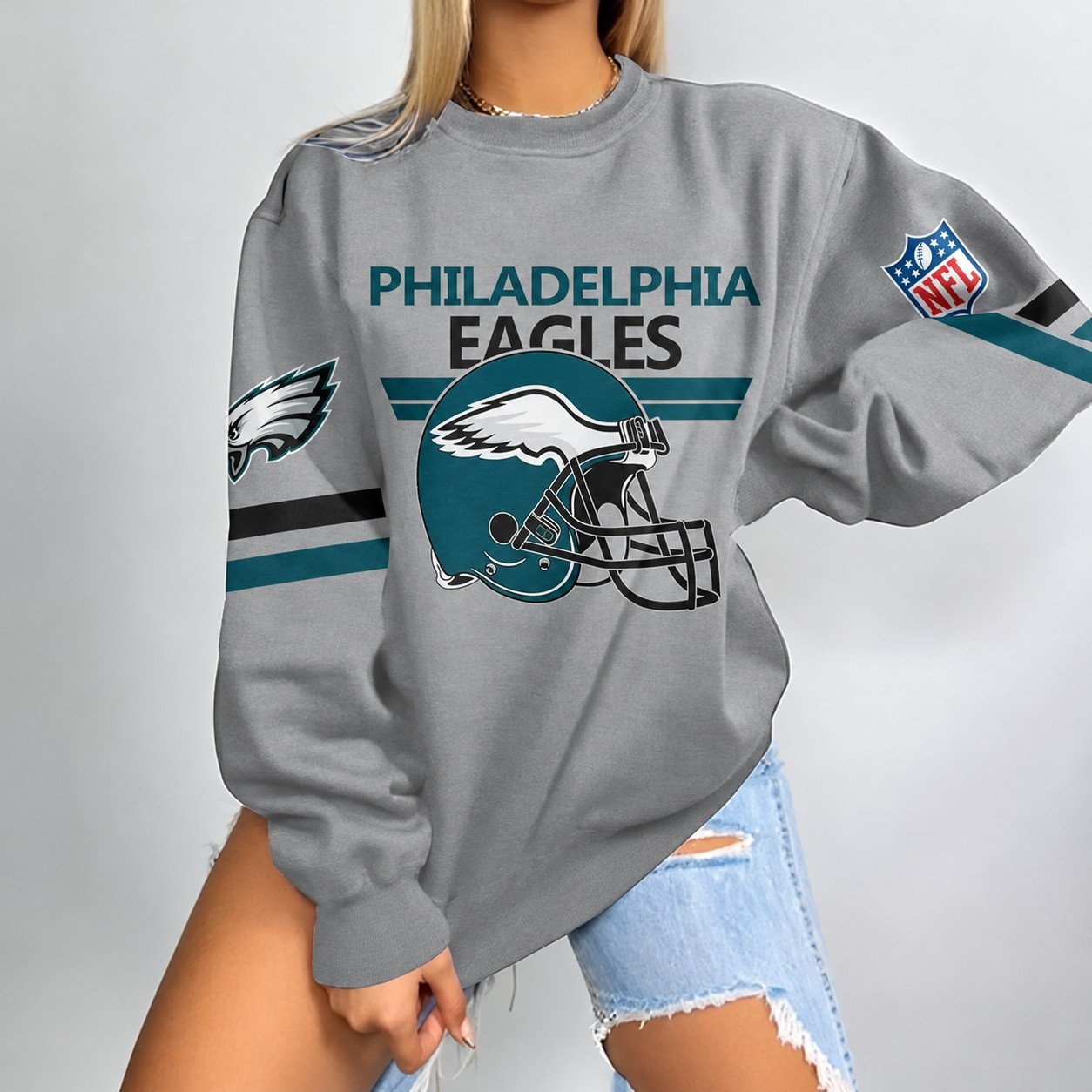 Philadelphia Eagles Personalized Fashion Design New Woolen Sweater BGSW1223C