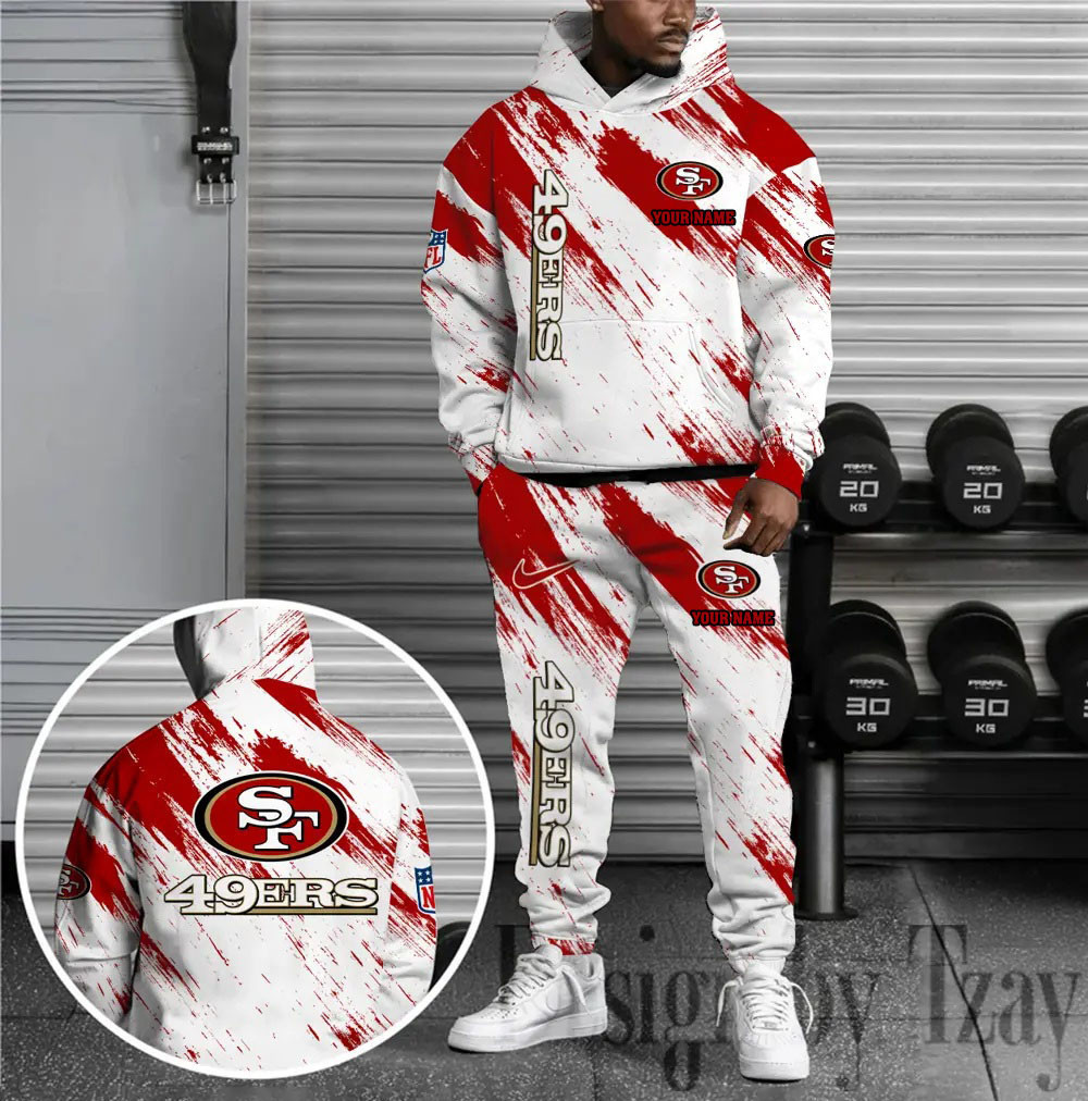 San Francisco 49ers Combo Hoodie And Sweatpants Gift For Fan AZHD1381
