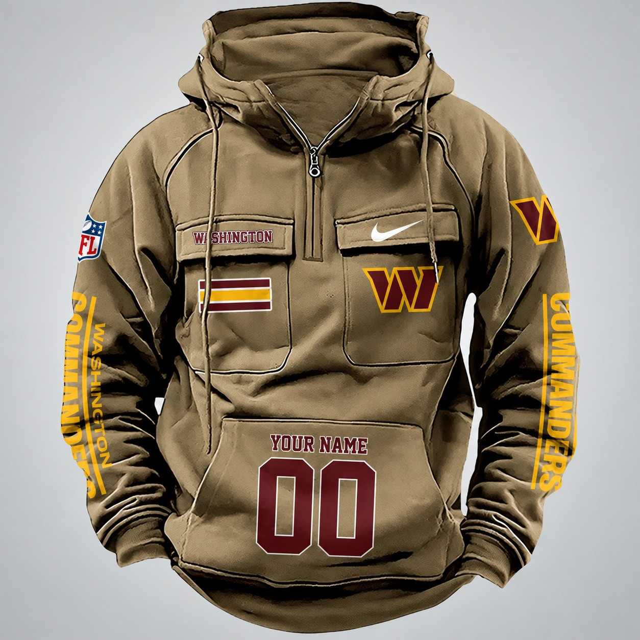 Washington Commanders Vintage Men Hoodie DV2 AZVMHD411