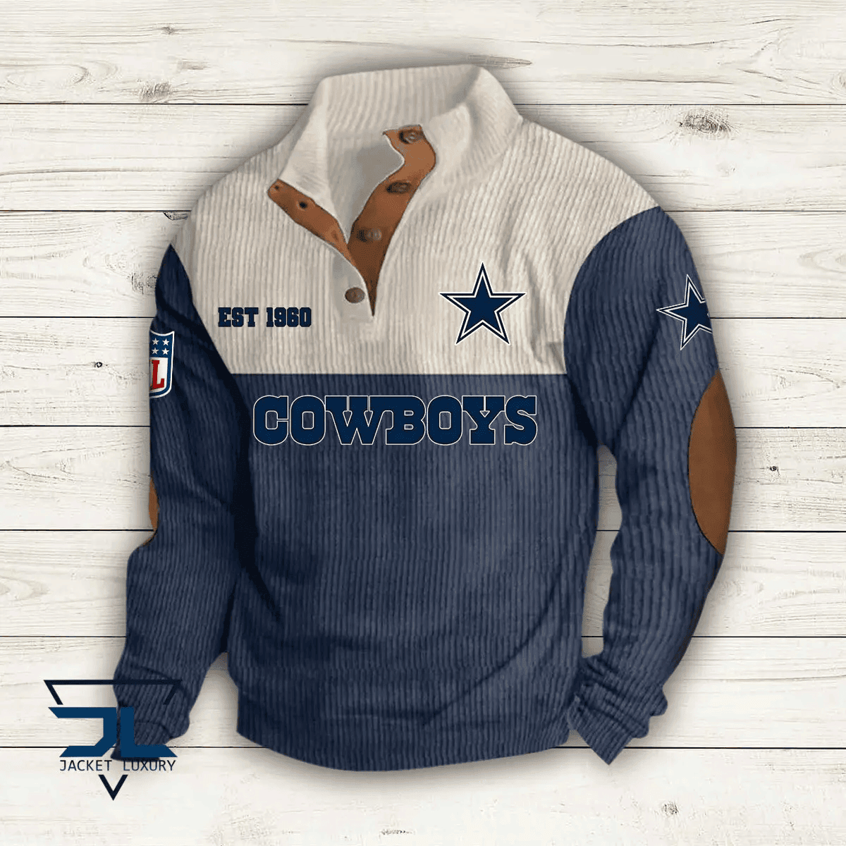 Dallas Cowboys Premium Personalized Game-Day Pullover S9DBSCH105