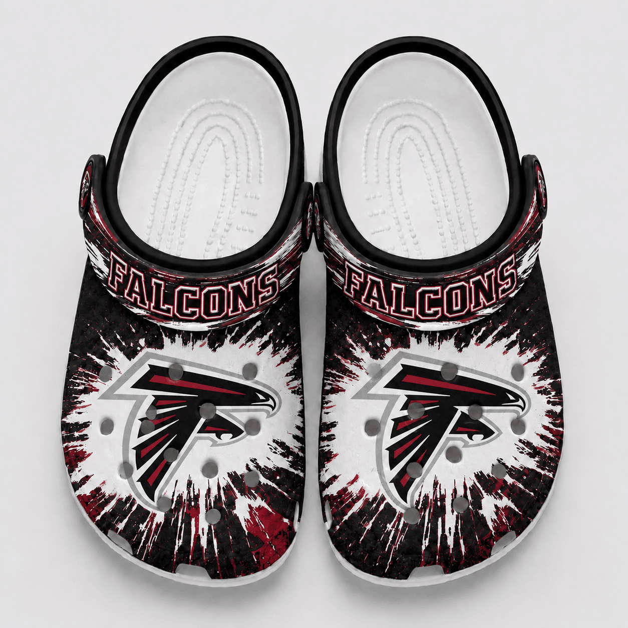 Atlanta Falcons | Premium NFL Splash Burst Fan Crocs VAN234