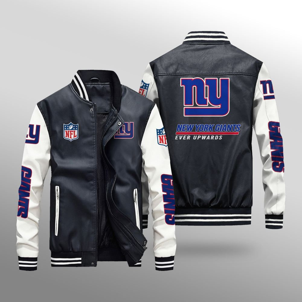 Cleveland Browns Premium Fleece-Lined Leather Bomber Jacket BG38