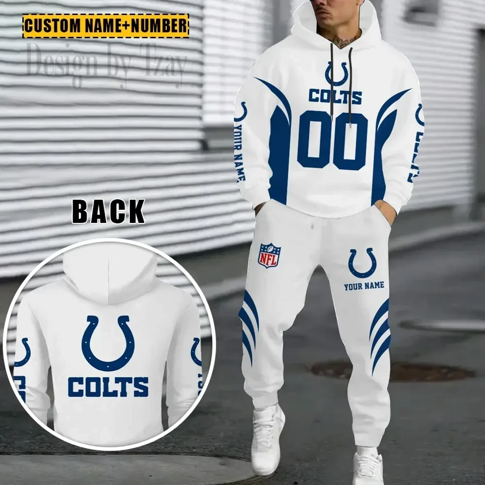 Indianapolis Colts Combo Hoodie And Sweatpants Gift For Fan AZHD1030